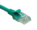 CAT5/CAT5e/CAT6 Ethernet Cable with RJ45 plugs - 16ft - Green