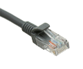 CAT5/CAT5e/CAT6 Ethernet Cable with RJ45 plugs - 20ft - Gery